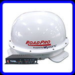 roadpro dome satellite systems button